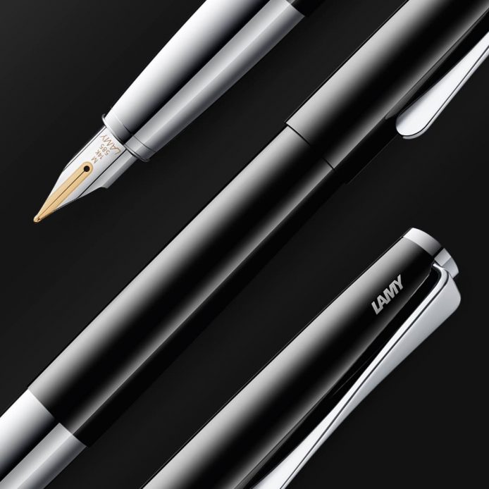 LAMY studio 系列 鋼筆 T52 50ML 墨水禮盒 限量 - 鋼琴黑 (14k金筆尖款)