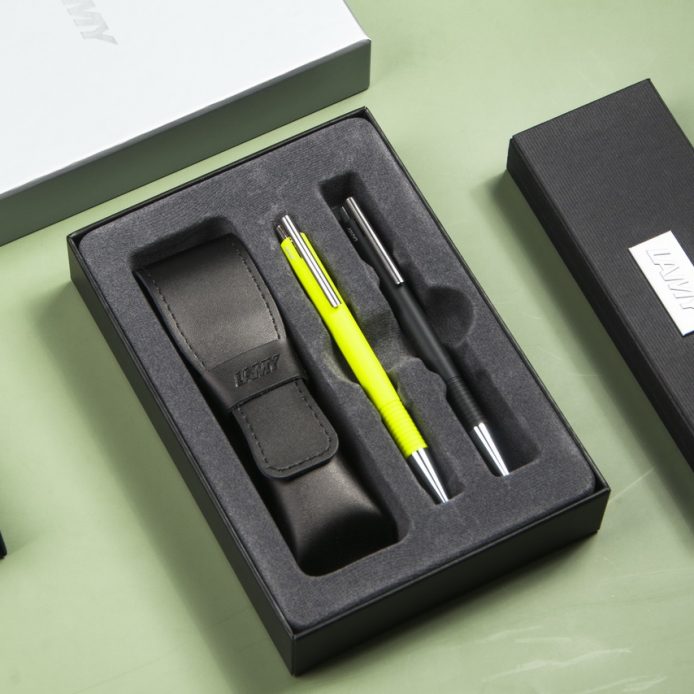 LAMY LOGO 204 經典雙入筆套禮盒 (限量 204原子筆)