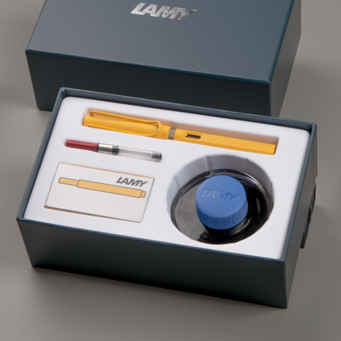 LAMY safari 狩獵者系列 鋼筆 T52 50ML 墨水禮盒 限量 - 芒果黃