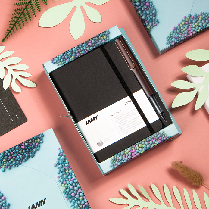 LAMY LX 奢華鋼珠筆+A６軟式筆記本禮盒 （筆記本顏色 / LX奢華鋼珠筆顏色–務必選擇）