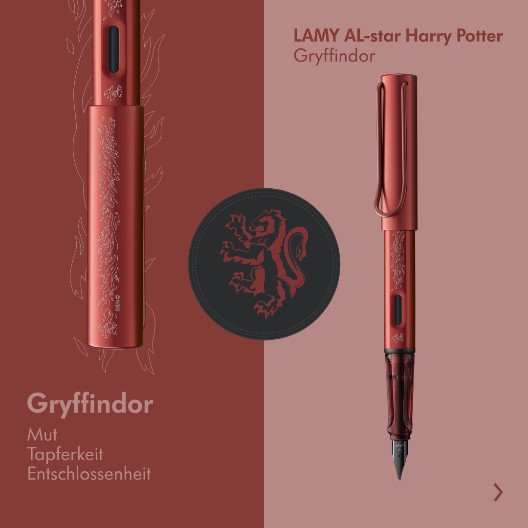AL-STAR 恆星系列 限量 Harry Potter 葛萊芬多 紅色 鋼筆:圖片 3
