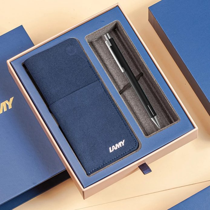 LAMY 原子筆 / ECON系列 (磁吸筆袋禮盒) - 霧黑