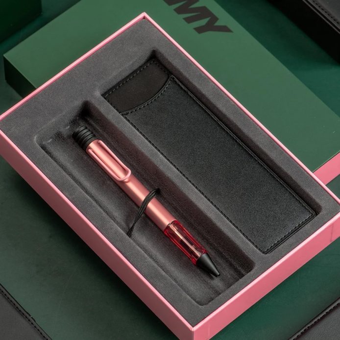 LAMY 原子筆/AL-STAR單入筆套禮盒 限量- Flamongo 火鶴紅色
